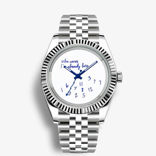 Seiko Mod Datejust Who Cares I'm already late