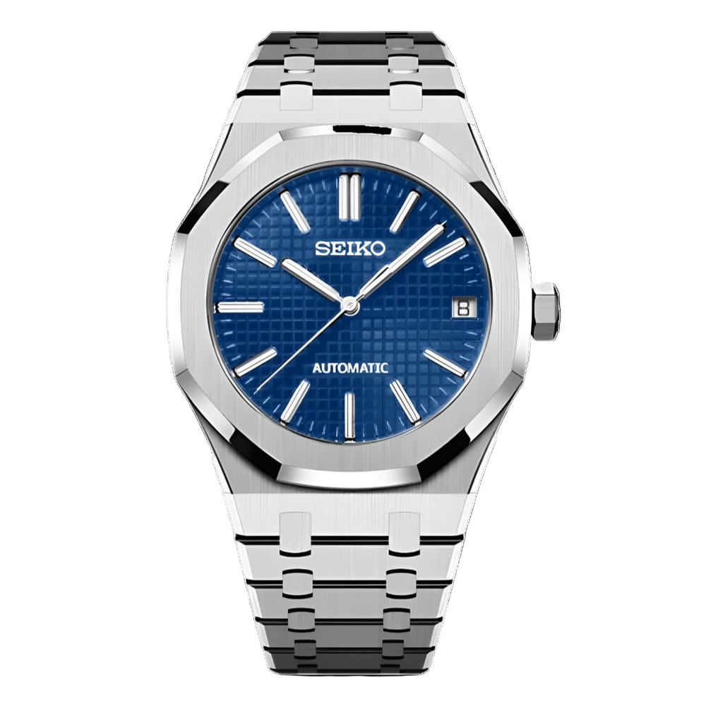 Seiko Mod Royal Oak Blue Dial