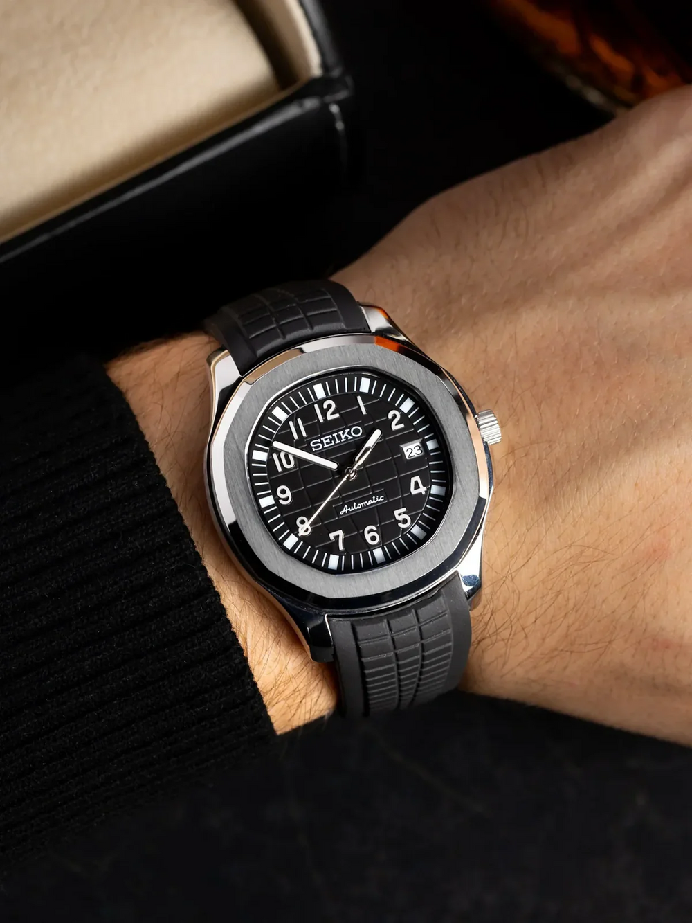 Seiko Mod Aquanaut Black