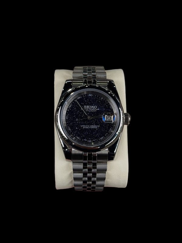 Seiko Mod Datejust Galactic Galaxy Burst